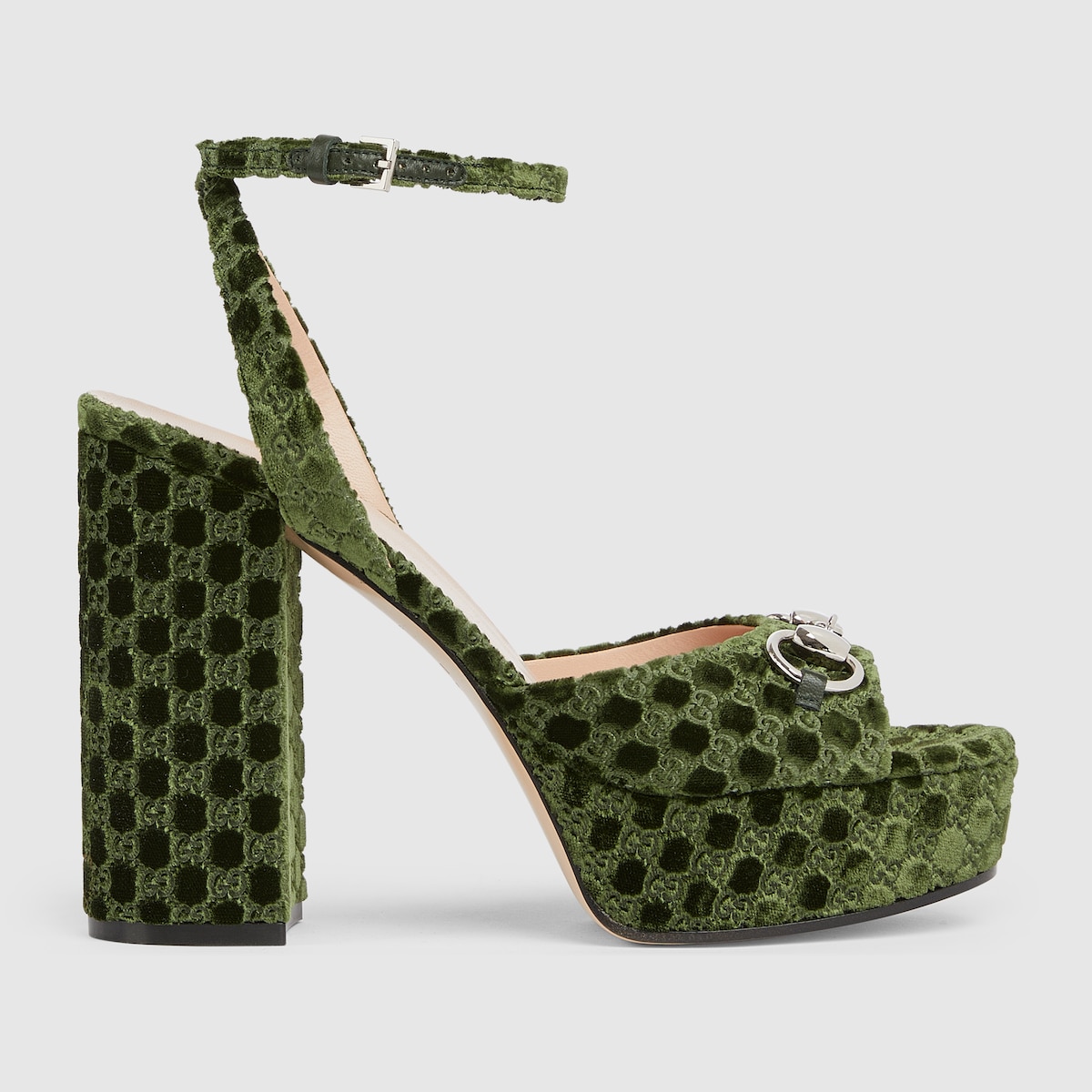 Gucci Women’s platform sandal with Horsebit - Image 1